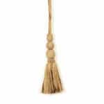 Triple Sphere Jute Curtain Tie Back - Curtain Tie Backs - Triple Sphere Jute Curtain Tie Back