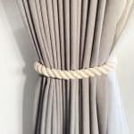 Cotton Rope Curtain Tie Back with Clasp - Curtain Tie Backs - Cotton Rope Curtain Tie Back with Clasp