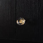 Glass and Brass Round Knob - Architectural Hardware - Glass and Brass Round Knob