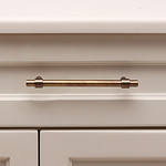 Ribe - Antique Bronze Brass Handle - Architectural Hardware - Antique Bronze Brass