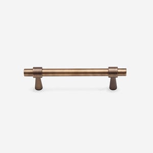 Ribe - Antique Bronze Brass Handle - Architectural Hardware - Antique Bronze Brass