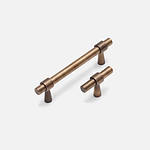 Ribe - Antique Bronze Brass Pull - Architectural Hardware - Antique Bronze Brass Pull