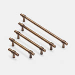 Ribe - Antique Bronze Brass Handle - Architectural Hardware - Antique Bronze Brass