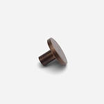Ube - Brushed Brass Knob - Architectural Hardware - Brushed Brass Knob