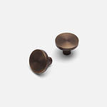 Ube - Brushed Brass Knob - Architectural Hardware - Brushed Brass Knob