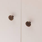 Ube - Brushed Brass Knob - Architectural Hardware - Brushed Brass Knob