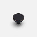 Ube - Brushed Brass Knob - Architectural Hardware - Brushed Brass Knob