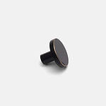 Ube - Brushed Brass Knob - Architectural Hardware - Brushed Brass Knob