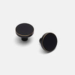 Ube - Brushed Brass Knob - Architectural Hardware - Brushed Brass Knob