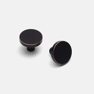 Ube - Brushed Brass Knob - Architectural Hardware - Brushed Brass Knob