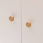 Ube - Brushed Brass Knob - Architectural Hardware - Brushed Brass Knob