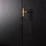 Ribe - Brushed Brass Pull - Architectural Hardware - Brushed Brass Pull