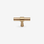 Ribe - Brushed Brass Pull - Architectural Hardware - Brushed Brass Pull