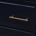 Ribe - Matte Black Brass Handle - Architectural Hardware - Matte Black Brass Handle