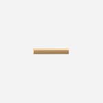 Birr - Brushed Brass Handle - Architectural Hardware - Brushed Brass Handle