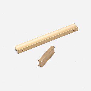 Birr - Brushed Brass Handle - Architectural Hardware - Brushed Brass Handle