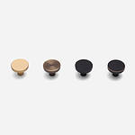 Ube - Brushed Brass Knob - Architectural Hardware - Brushed Brass Knob