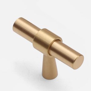 Ribe - Brushed Brass Pull - Architectural Hardware - Brushed Brass Pull