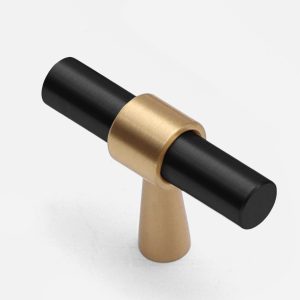 Ribe - Matte Black Brass Pull - Architectural Hardware - Matte Black Brass Pull