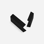Delos - Linear Matte Black Brass Pull - Architectural Hardware - Linear Matte Black Brass Pull