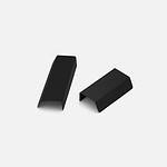 Delos - Linear Matte Black Brass Pull - Architectural Hardware - Linear Matte Black Brass Pull