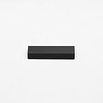 Delos - Linear Matte Black Brass Pull - Architectural Hardware - Linear Matte Black Brass Pull