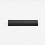 Delos - Linear Matte Black Brass Pull - Architectural Hardware - Linear Matte Black Brass Pull