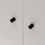Delos - Brushed Brass Cylinder Knob - Architectural Hardware - Brushed Brass Cylinder Knob