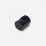 Delos - Brushed Brass Cylinder Knob - Architectural Hardware - Brushed Brass Cylinder Knob