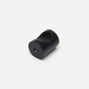 Delos - Brushed Brass Cylinder Knob - Architectural Hardware - Brushed Brass Cylinder Knob