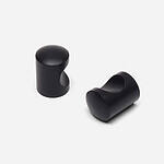 Delos - Brushed Brass Cylinder Knob - Architectural Hardware - Brushed Brass Cylinder Knob