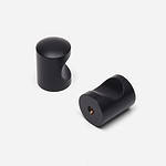 Delos - Brushed Brass Cylinder Knob - Architectural Hardware - Brushed Brass Cylinder Knob