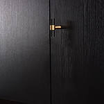 Ribe - Matte Black Brass Pull - Architectural Hardware - Matte Black Brass Pull