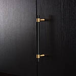 Ribe - Matte Black Brass Handle - Architectural Hardware - Matte Black Brass Handle