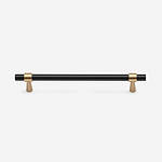 Ribe - Matte Black Brass Handle - Architectural Hardware - Matte Black Brass Handle