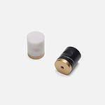 Milan - White Cylinder Marble Knob - Architectural Hardware - White Cylinder Marble Knob
