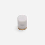 Milan - White Cylinder Marble Knob - Architectural Hardware - White Cylinder Marble Knob