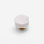 Milan - White Marble Knob - Architectural Hardware - White Marble Knob