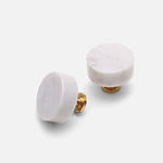 Milan - White Marble Knob - Architectural Hardware - White Marble Knob