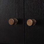 Lismore - Knurled Antique Bronze Brass Knob - Architectural Hardware - Knurled Antique Bronze Brass Knob