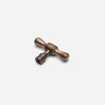 York - Antique Bronze Brass Pull - Architectural Hardware - Antique Bronze Brass Pull