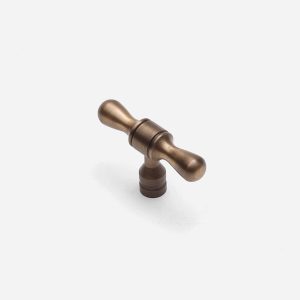 York - Antique Bronze Brass Pull - Architectural Hardware - Antique Bronze Brass Pull