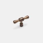 York - Antique Bronze Brass Pull - Architectural Hardware - Antique Bronze Brass Pull