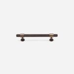Lismore - Knurled Antique Bronze Brass Handle - Architectural Hardware - Antique Bronze Brass Handle