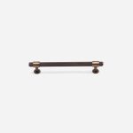 Lismore - Knurled Antique Bronze Brass Handle - Architectural Hardware - Antique Bronze Brass Handle