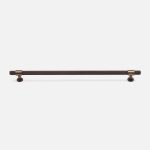 Lismore - Knurled Antique Bronze Brass Handle - Architectural Hardware - Antique Bronze Brass Handle