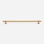 Lismore - Knurled Brushed Brass Handle - Architectural Hardware - Knurled Brushed Brass Handle