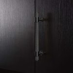 Lismore - Knurled Matte Black Brass Handle - Architectural Hardware - Matte Black Brass Handle