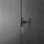 Lismore - Knurled Matte Black Brass Pull - Architectural Hardware - Matte Black Brass Pull