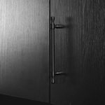 York - Matte Black Brass Handle - 150mm